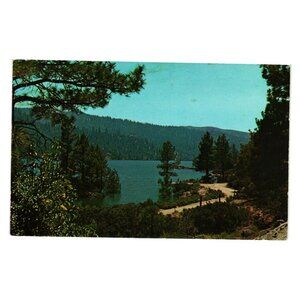 Lake Hemet California Postcard 1977 Vintage Scenic View Elevation 4500 Ft Tour